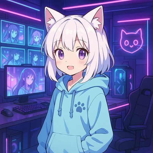 大象传媒动漫-赛博猫娘